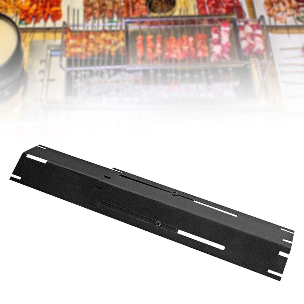 BBQ Grill Heat Plate Adjustable Flame Tamer Burner Cover Outdoor BBQ Grill Porcelain Steel Heat Plate for Hiking Backyard