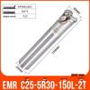 Shockproof EMR CNC Milling Cutter Holder - Round Nose, Bull Nose & Flat Machining Extensions (R4, R5, R6)