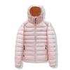 Autumn and winter  white duck down short hooded down jacket peace of mind down ribs men and women couple warm jacket