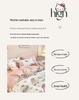 Hello Kitty All-Cotton Cute Cartoon Girl Fitted Sheet & Duvet Set - 4-Pc Dorm Style