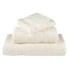VidaXL Premium Quality Towels 2 Pcs, Shower Towels, Bath Sheets, Guest Towels for Toilet, Cream 137485