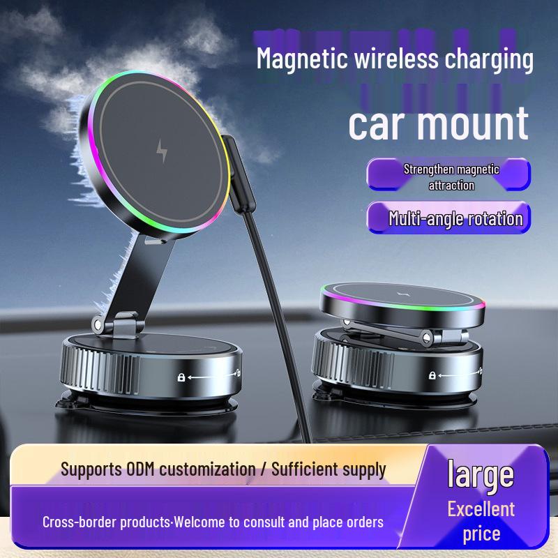 Magnetic Wireless Car Charger & Phone Cooler with Semiconductor Refrigeration