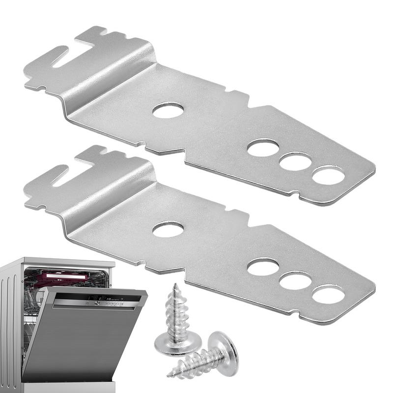 High Strength Dishwasher Installation Clips Home Dishwasher Mounting Clips Dishwasher Countertop Bracket Practical Mounting Part