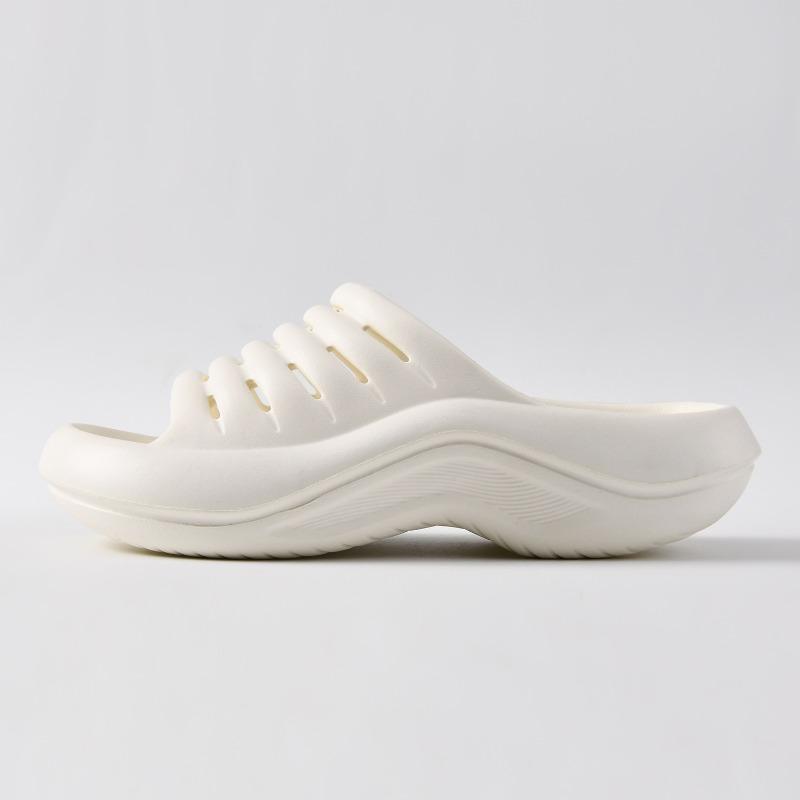 

Women s EVA slippers summer new casual flat bottom home bathroom men s and women s flip flops 36-37 білий