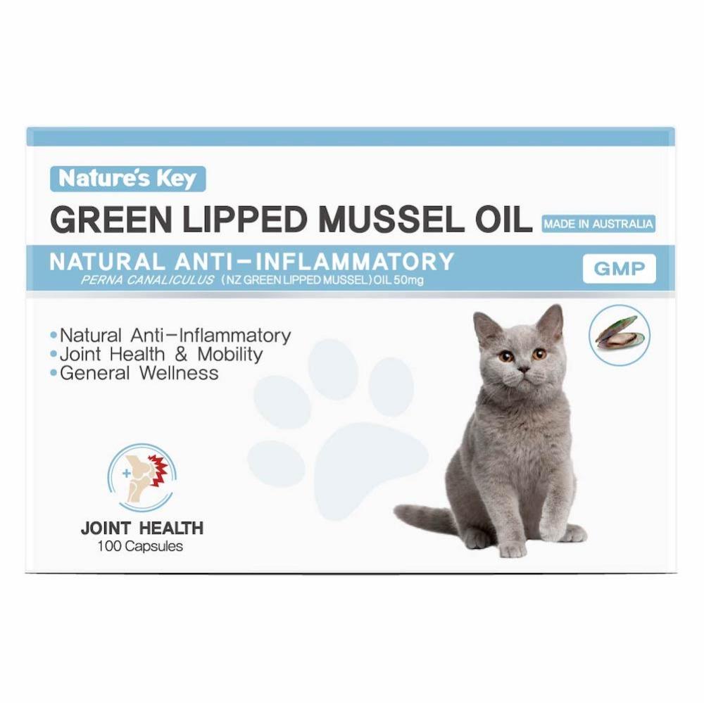 

Nature s Key Green Lipped Mussel 50mg 100 Capsules For Cat