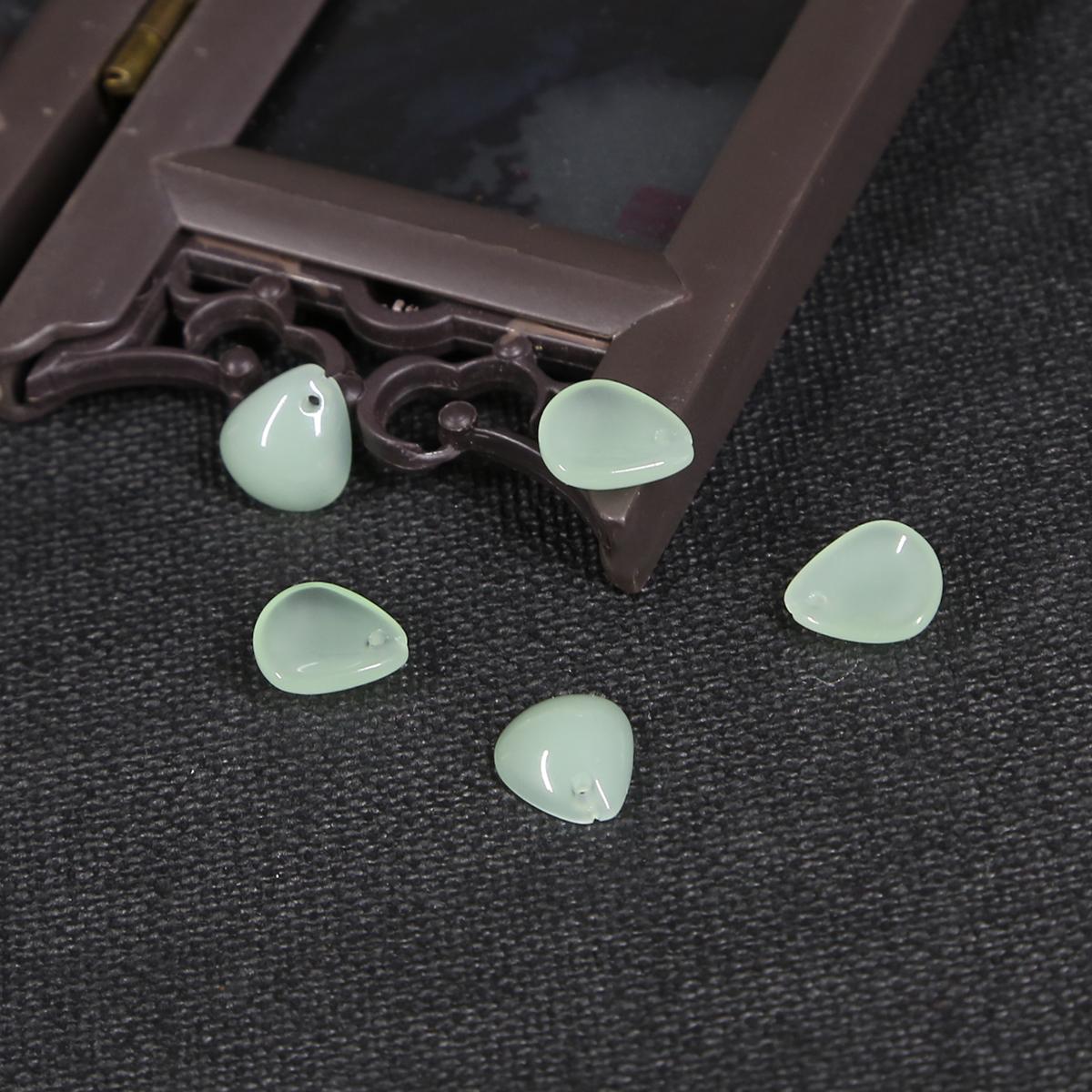 

5/10 шт. зеленые листья растений подвески стеклянные бусины для изготовления ювелирных изделий DIY браслет ожерелье серьги аксессуары 12x11mm 10pcs