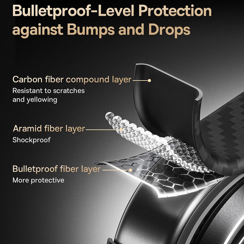 BASEUS BS-PG071 For iPhone 16 Pro Max Case Compatible with MagSafe Aramid Fiber Ultra Thin Protective Cover