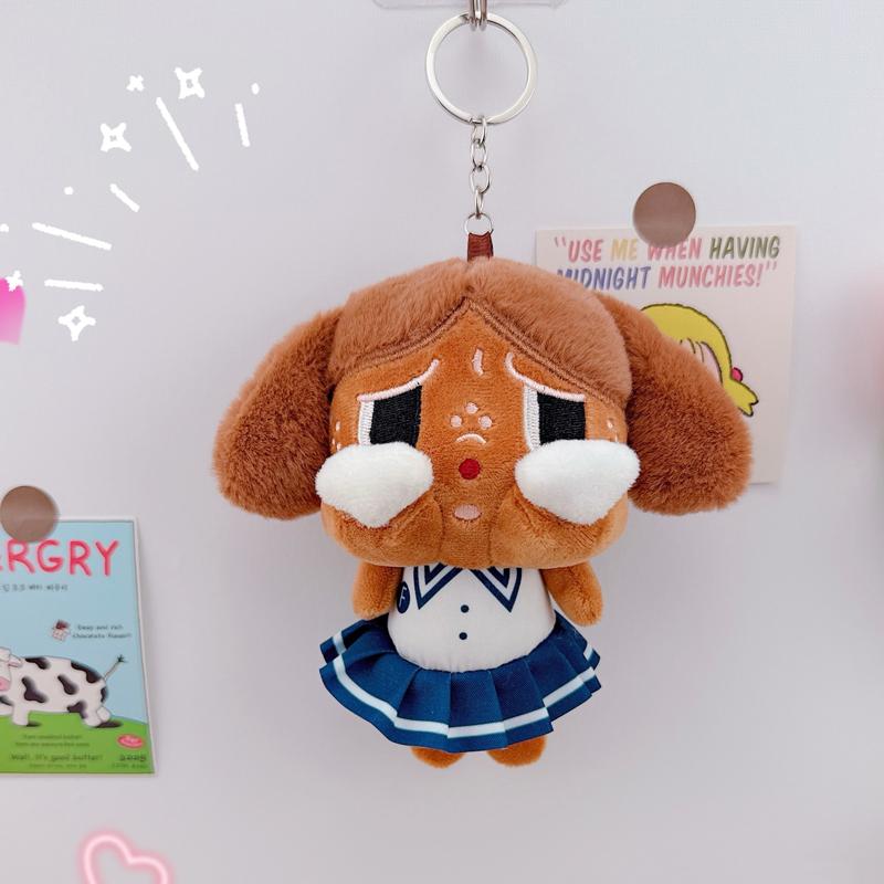 Cute Crying Baby Keychain Plush Cartoon Doll Bag Pendant Car Key Chain Accessories Gift