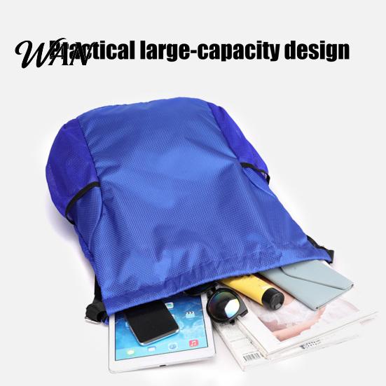Tear-resistant Gym Backpack Sports Backpack, Drawstring with Side Mesh Pockets, Oxford Cloth Waterproof Workout for Basketball Soccer Swim Men