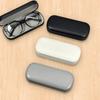 Portable Pressure Resistant Glasses Storage Box, Round Head Glasses Box, Myopia Glasses Presbyopia Glasses Leather Storage Box