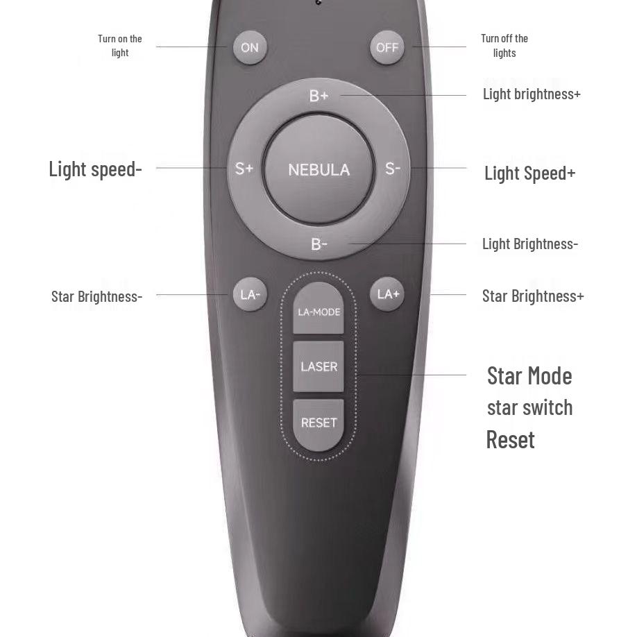 Starry Sky Projector with Speaker – Romantic Colorful Light for Bedroom Decor
