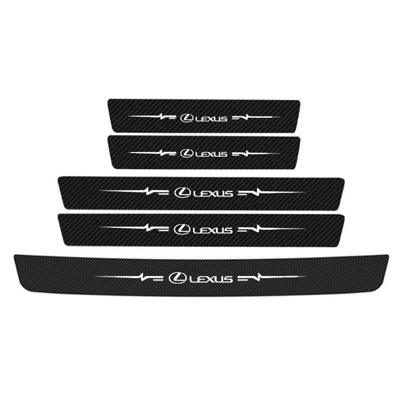 1/4/5 Stück Auto Türschwellenschutzleisten Kofferraum Anti-Kratz-Aufkleber Schwelle Anti-Tritt-Aufkleber Schramm-Kratz-Streifenband