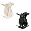 The Shiny Black Transparent Hair Clips Exude Elegance. The Bun Hair Clips Ponytail Hair Clips and Updo Hair Accessories