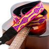 Straps 5cm Laurell Purple RightOn! Guitar/Bass Strap, Wide, 90-150cm,