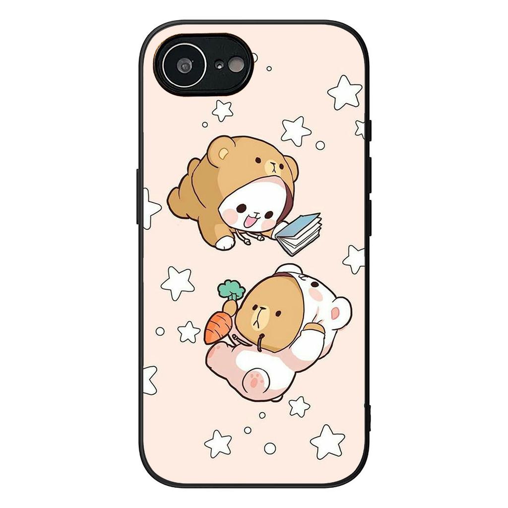 Anime B-Bubus D-Dudus Panda Bear Phone Case for Xiaomi Redmi Note 12 11 10 A3 Pro 10A 10C 12C Note12 5G Protective Cover