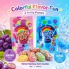 SEOJU Rainbow Zachte Snoepjes 46g, 2 smaken | Rijke Fruitsmaak, Kauwbare Kleurrijke Textuur, Handige Snack