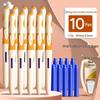 Erasable Heat-Sensitive Fountain Pen for Third-Graders, Ergonomic Design with Replaceable Crystal Blue Ink Cartridge