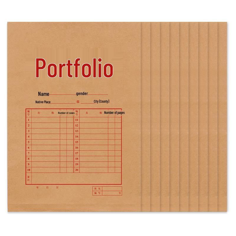 SIMAA A4 Kraft Document Filing & Sealing Supplies