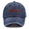 Washed Cotton Peaked Cap Hip Hop Sun Hat Casual Streetwear Hats  For Man Women Unisex