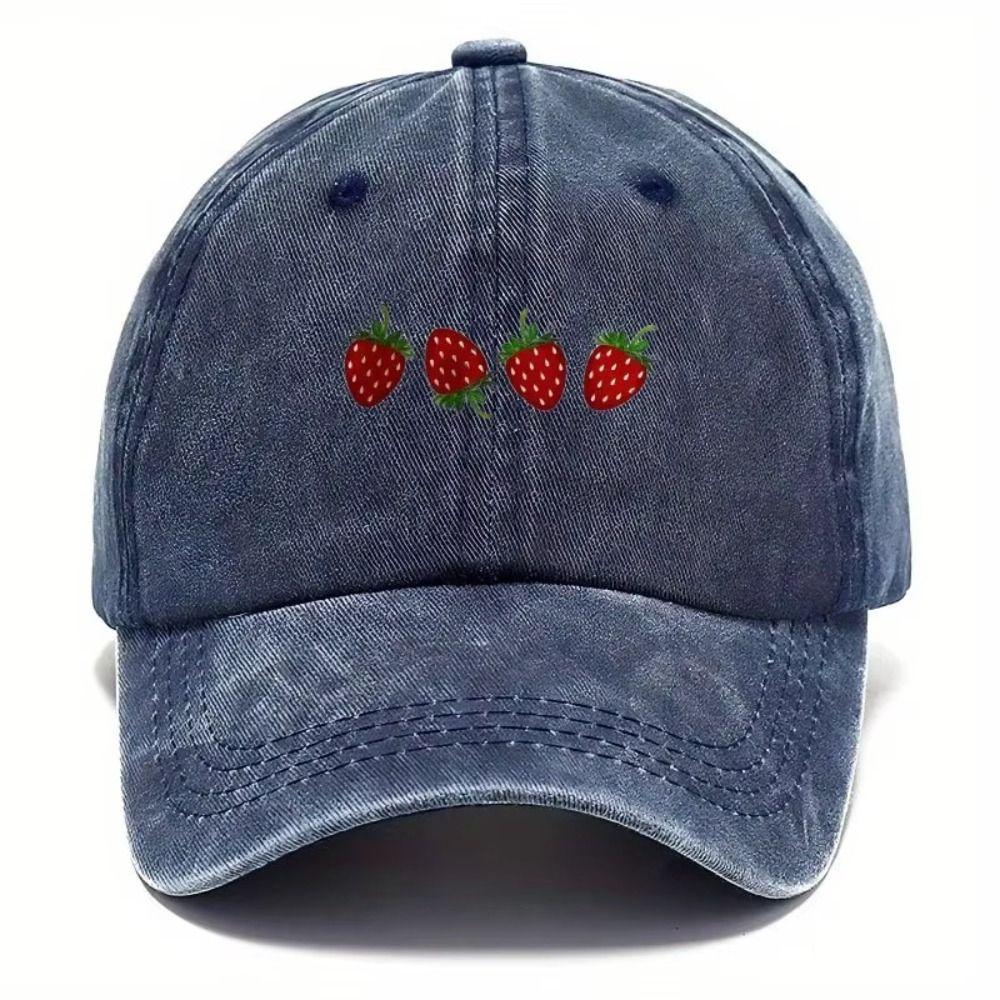 Washed Cotton Peaked Cap Hip Hop Sun Hat Casual Streetwear Hats For Man Women Unisex
