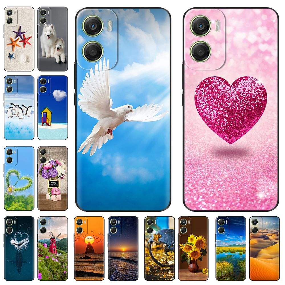 Luxury Case For Motorola Moto G06 Funda Fashion Pattern Soft TPU Protection Back Cover For Moto G06 Power MotoG06 Phone Cases