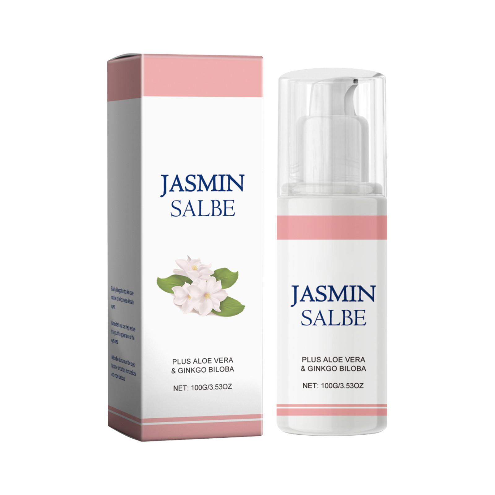 

Укрепляющий крем для кожи вокруг глаз «Жасмин» Укрепляет кожу вокруг глаз, замедляет старение, устраняет темные круги, уменьшает морщины 100 г One Size белый