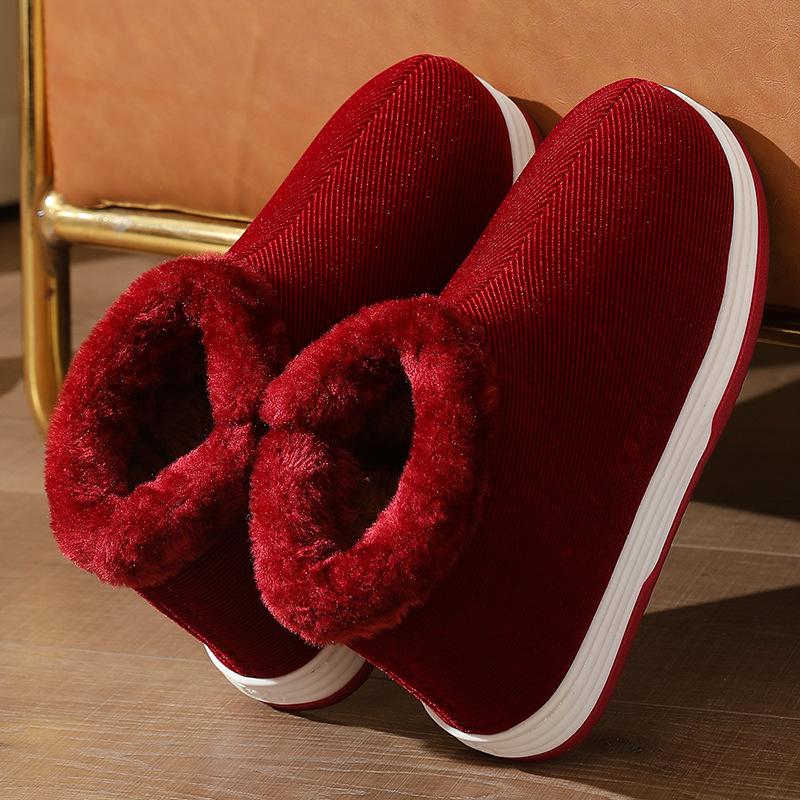 

Handmade warm cotton shoes women s winter rubber sole cloth shoes for the elderly home non-slip parents piled thickened men s cotton 44-45