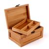 Korean Princess Bamboo Jewelry Box Wooden Jewelry Organizer Storage Holder Small Collection Display Gift Box For Women