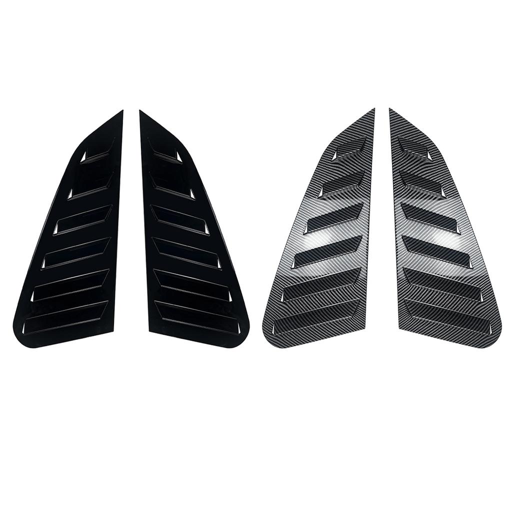 For Subaru Impreza WRX STI 2011-2014 Carbon Fiber Quarter Window Louver Cover Car Rear Triangle Window Cover Accessoires