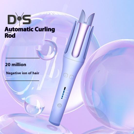 32MM Automatic Rotating Curling Iron Fast Heating Professional Hair Curler Portable Travel Negative Ions Electric Curling Wand Women Hair Styling