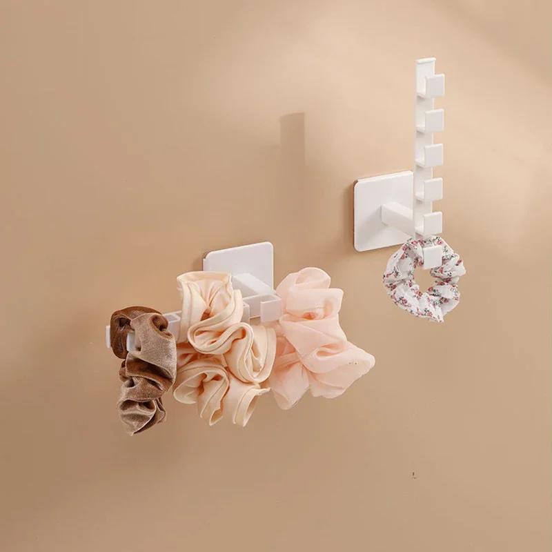 2pcs 6 Hooks Hat Holder L Shaped Baseball Cap Storage Holders Rack Wall Mount Hat Belt Organizer Hooks Wall hanging Bathroom