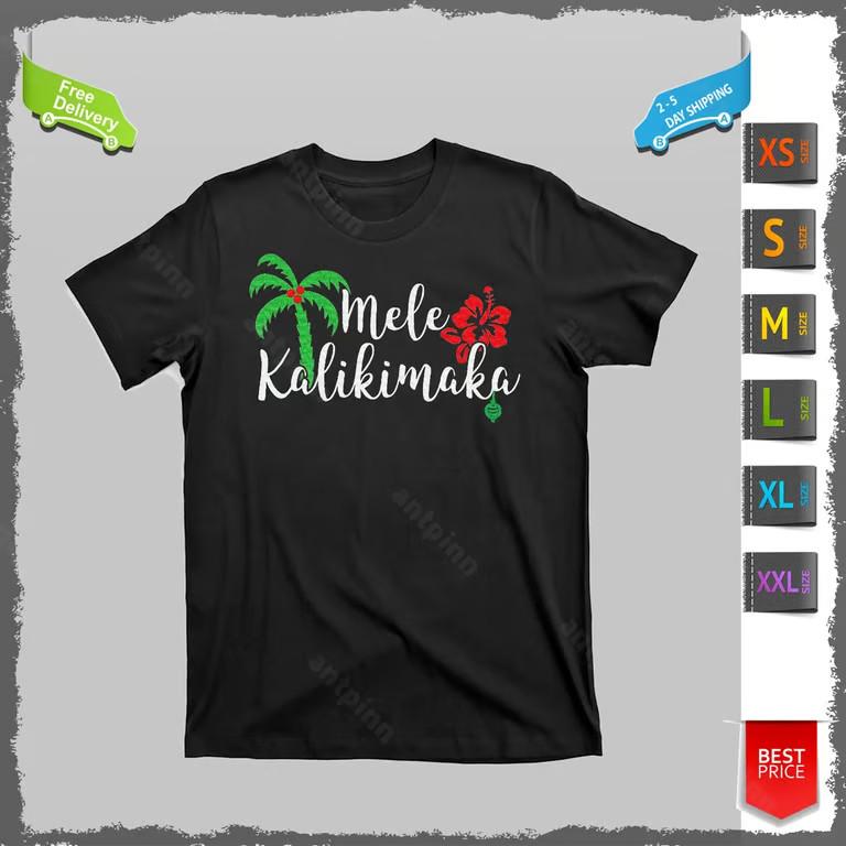 Mele Kalikimaka Гавайская С Рождеством Футболка Унисекс Унисекс Футболка XXXXL
