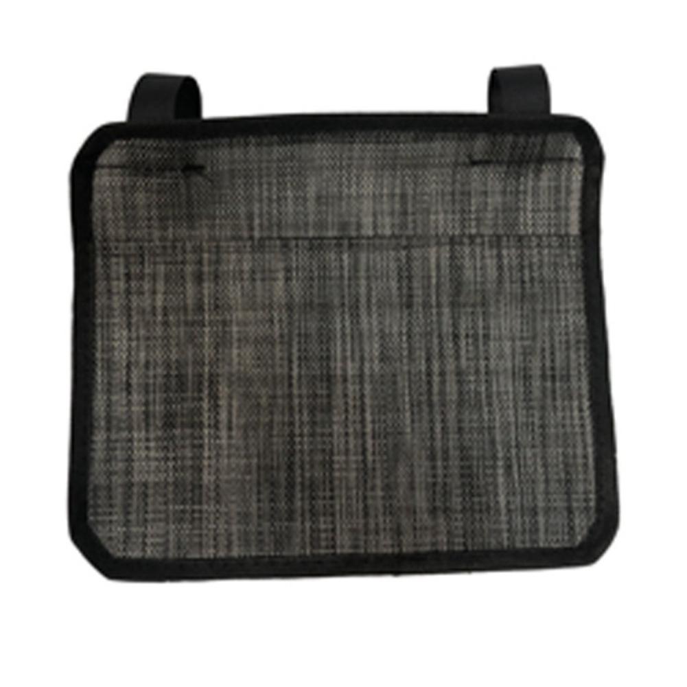 

Table Chair Armrests Side Storage Bag Polyester Magazine Bag Punch-free Remote Control Pocket Storage Bag For Home Outdoor чорний колір сірий