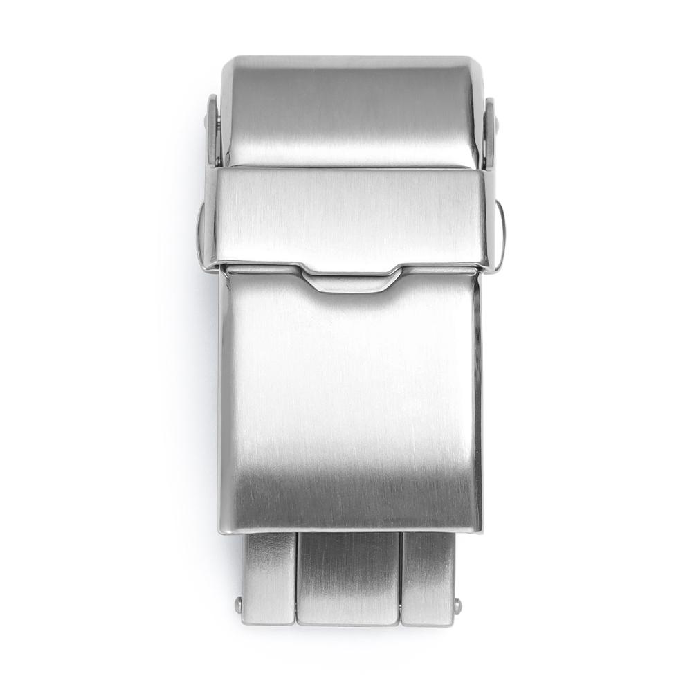 16mm 18mm Solid Stainless Steel Watch Clasp Folding Buckle for Men Luxury Deployment Watch Buckle for Stainless Steel Watch Band 16mm