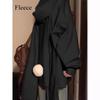 Autumn Kawaii Bunny Big Extra Ears Hoodie Long Sleeve Hooded Sweatshirt Y2K Style Fashion Rabbit White Tail Oversized Zip-up Hoodies
