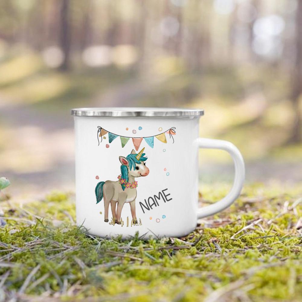 Personalized Mug for Kids Hot Chocolate Custom Animal with Name Mug for Boys Girls Handle Cup Birthday Party Favors Child's Gift