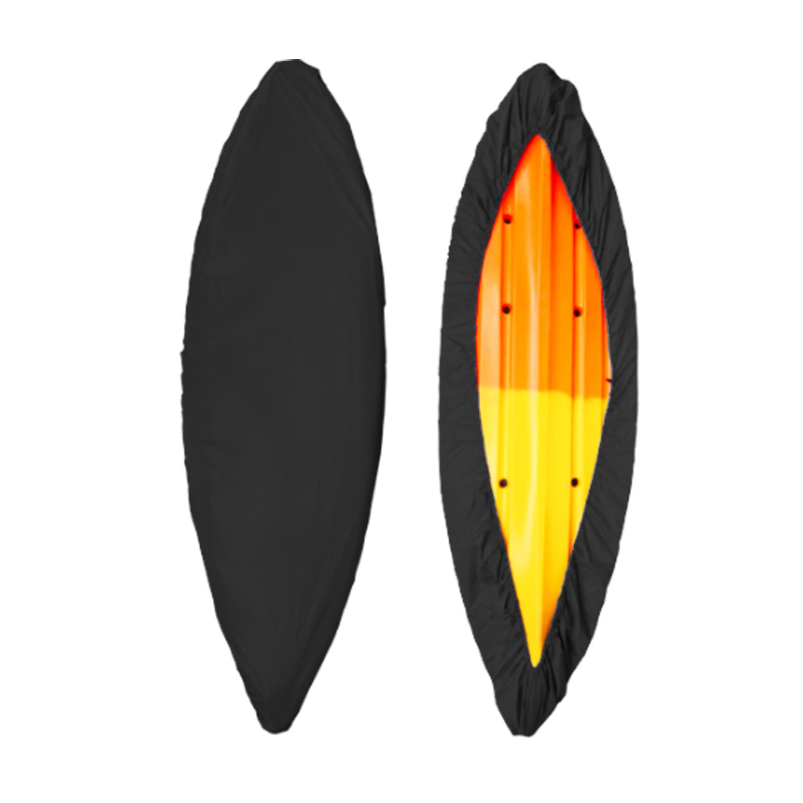 

2 Pack Kayak Cover 420D Oxford Fabric Fishing Boat Rainproof Dust Covers for Indoors and Outdoors Storage