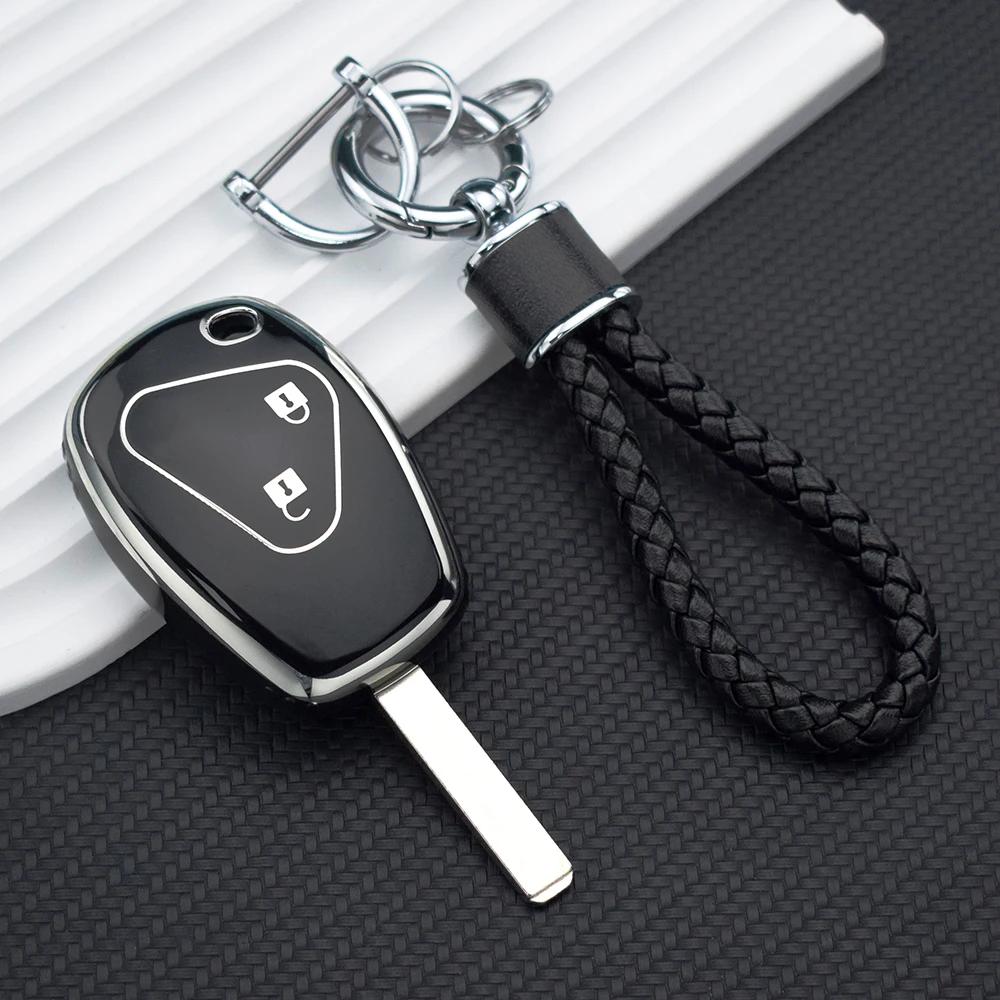 For Renault Dacia Master Kangoo Clio Modus Twingo For Nissan Kubistar Primastar For Opel Vivaro Tpu Car Key Case Cover Shell Fob