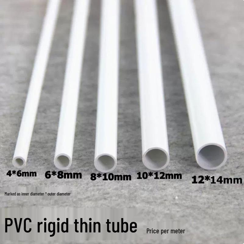 5-50 Mm PVC Round Tube: Hard, Thin, Small Diameter Plastic Water Pipe & Hollow Wire Conduit