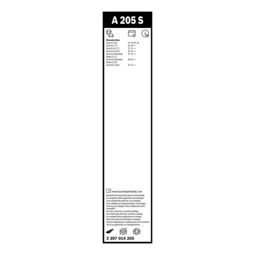 BOSCH Imported Car Wiper Blade for Aero Twin Car Models Mercedes Benz 600/475mm A205S