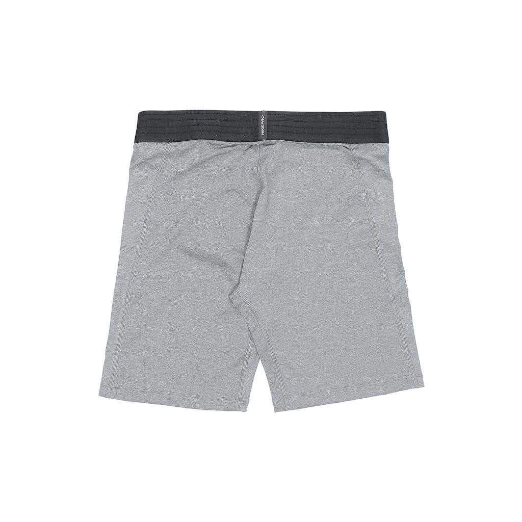 Nike Pro Metallic Training Solid Logo Elastic Tight Shorts Men Bottoms Gray BV5636-085