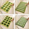 Geometric Jacquard Bathroom Slip-resistant Mat Moisture-wicking Floor Mat Door Mat Slip-resistant Floor Mat Bedroom Rug