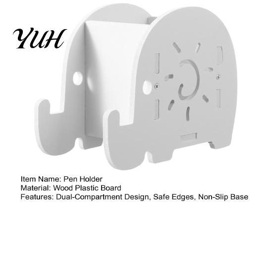Pen Holder Elephant Pencil Holder, Creative Phone Stand, Practical Storage Box, Desktop And Brush Organizer for Pens Makeup Brushes, Home Office