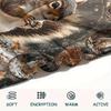 Squirrel Print Flannel Blanket, High quality Comfortable for All Seasons, Home Decor, Warmth and Comfort, Perfect for Christmas Gifts