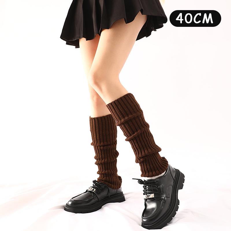 Jk Knitted Socks Harajuku Style Y2K Sweet Japanese College Style Spring And Autumn Style Mid-Tube Stacked Socks For Women