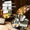 HUIHUADU 304 Stainless Steel Mixing Bowl Set