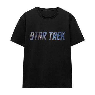 STAR TREK Camiseta Unisex Adulto Logo Espaço