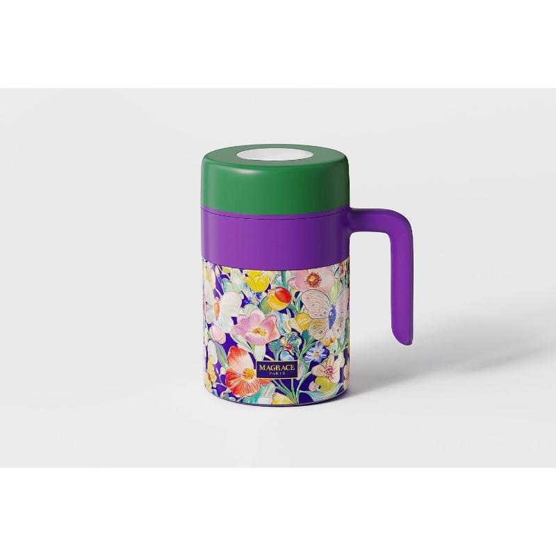 

1PC Thermal Insulation Mug with Handle Office Water Cup Making Tea Tea Separation Large Capacity Men s Water Cup 401-500ml