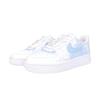 Nike Air Force 1 Leather Slip Resistant, Abrasion Resistant, Lightweight Low top Skateboard Shoes Women's Blue White HF2016-100(Team74-)