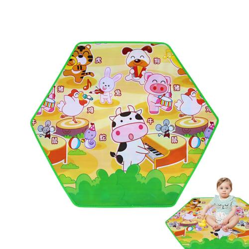 

Newborn Floor Mat | Hexagonal Soft Elastic Waterproof Crawling Mat, Educational Playpen, Round Hexagonal Baby Crawling Mat, Baby Crawling Mat, Ball Po